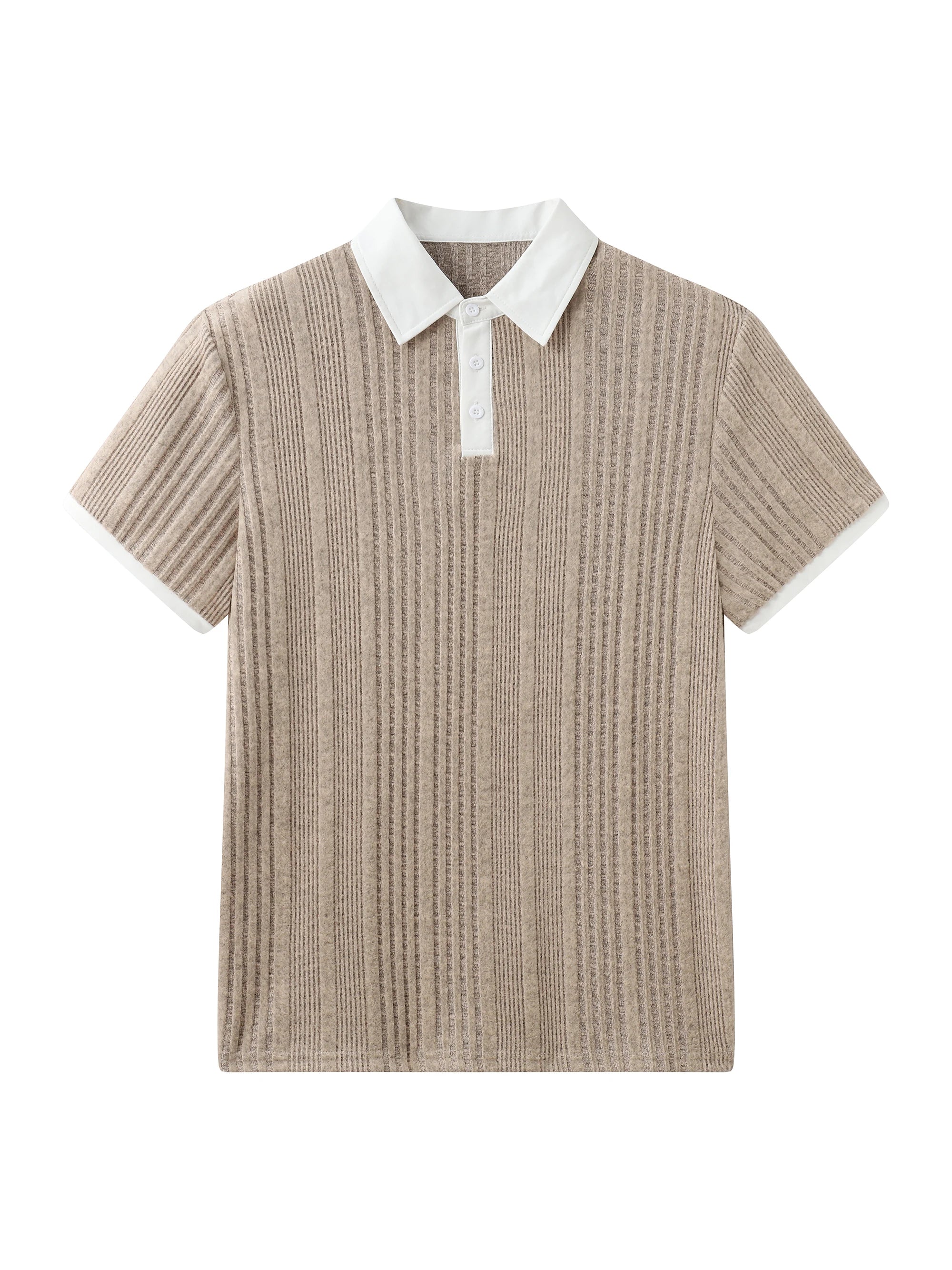 Threebooy  Men's Summer Casual Fashion Polo Shirt is Versatile and Suitable for Any Occasion with Lightweight and Breathable Fabric