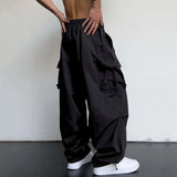 Threebooy Y2k Men's Cargo Pants Multi Pocket Male Hiphop Overalls High Street Casual Trousers 2024 Spring Summer New Pants Streetwear