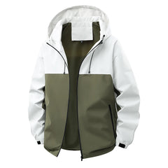 Threebooy  Men's Windproof Waterproof Mountain Climbing Workwear Hooded Outerwears Outdoor Jacket Couple Fishing Mountaineering Suit New