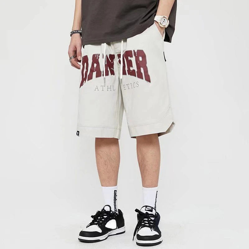 Threebooy Men's Cargo Shorts Solid Male Bermuda Short Pants Black with Draw String New In Fashion Vintage Luxury Baggy Jorts Homme Xl