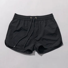 Threebooy  Sports Shorts Summer Mens Gym Training Shorts Outdoors Swim Beach Trunks Quick-Drying Solid Trendy Lightweight Shorts New