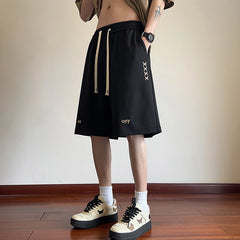 Threebooy Streetwear Men Embroidery Shorts Y2k 2024 Summer Casual Fashion Loose Sweatpants Gym Basketball Shorts Men Oversized Short Pants