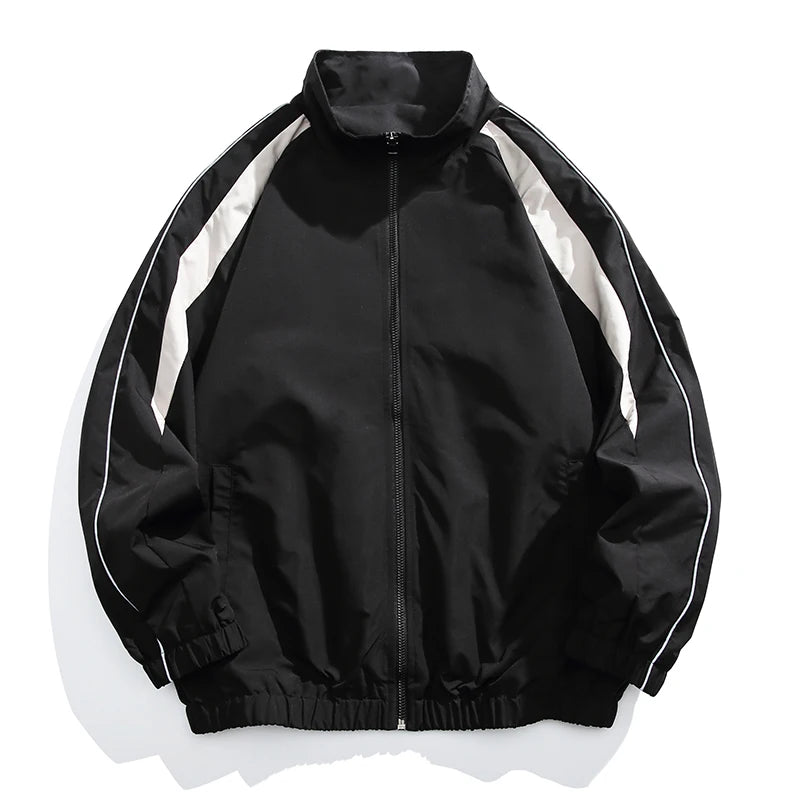 Threebooy  New Spring Autumn Hombre Jackets For Men S-5XL Splicing Reflection Outerwears Bomber Jacket Men Fashion Aviator Baseball Jacket