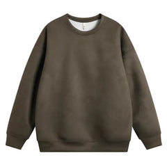 Threebooy Autumn Suede Hoodie Men Fashion Solid Color Casual Sweatshirt Men Streetwear Hip-hop Loose Pullover Hoodie Mens Hoody M-3XL