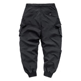 Threebooy Streetwear Cargo Pants Harajuku Hip Hop Joggers Men Oversized Techwear Pants Multi Pockets Harem Pencil Trousers Black