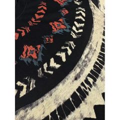 Threebooy  Korean Style Fashion Printed Spring Summer Niche Short-sleeved T-shirt Black Loose Men Round Neck Light Luxury Short-sleeved