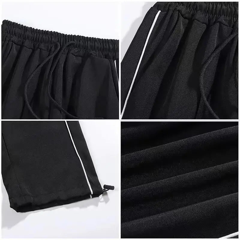 Threebooy Men's Sets New Casual One-piece Suit Male Sportswear Women Suits Overalls Trousers Loose Fleece Zipper Long Sleeves Jacket Pants