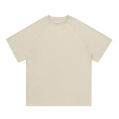 Threebooy  Men Loose Fit T-Shirt Round Neck Classic Casual Summer Cotton Tee Minimalist Basic Undershirt  Fashion Comfort Breathable Top
