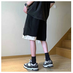 Threebooy Men's Casual Shorts Wide Trendyol Harajuku Pants Designer Y2k Summer Women's Fashion Cotton Baggy Basketball Hip Hop Clothing