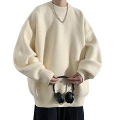 Threebooy  Cashmere Pullover Men Sweater Autumn Winter Hombre Jumper Pull Homme Hiver O-Neck Knitted Sweaters Clothing Outwear