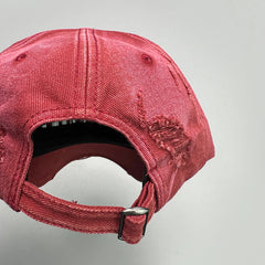 Threebooy  Korean Retro Broken Style Baseball Hat New Men Women Gradient Sunshade Distress Breathable Street Versatile Fashion Snapback Cap