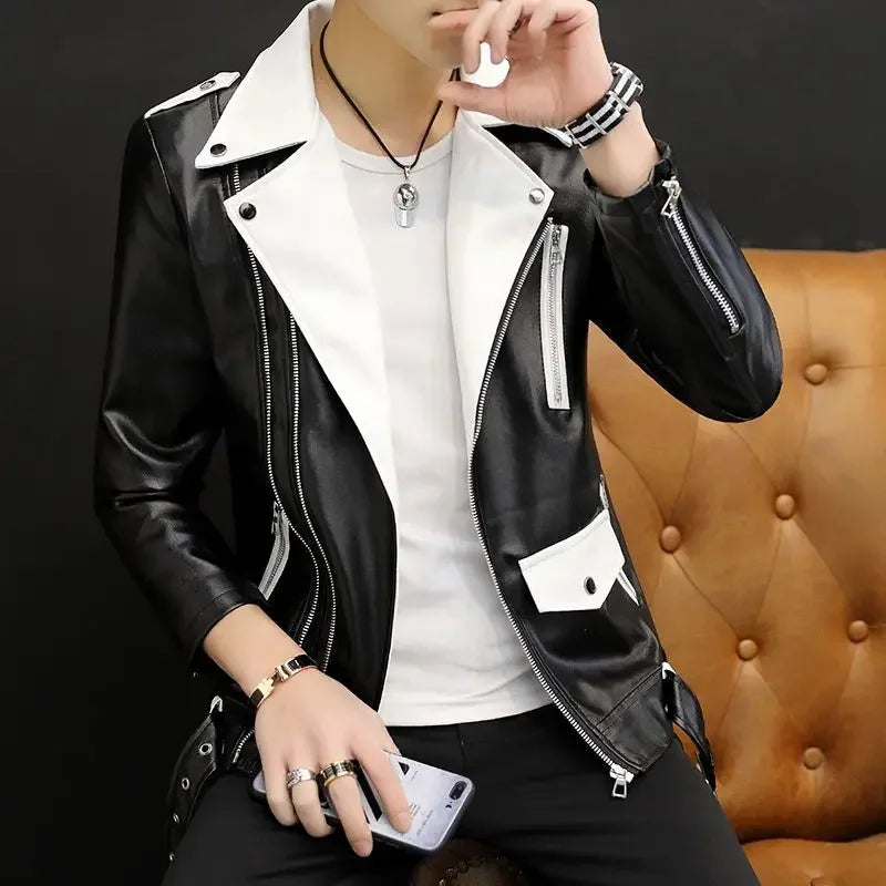 Threebooy Slim Fit Male Blazer Korean Style Coat Thin Men's Suit Jackets White Fashionable Fashion Trendy High Quality Loose