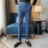Threebooy  Groom Suit Pants Men Formal Wear Dress Suits Pants Slim Fit Trousers Men Business Pants Men High Quality Dress Suits Pants