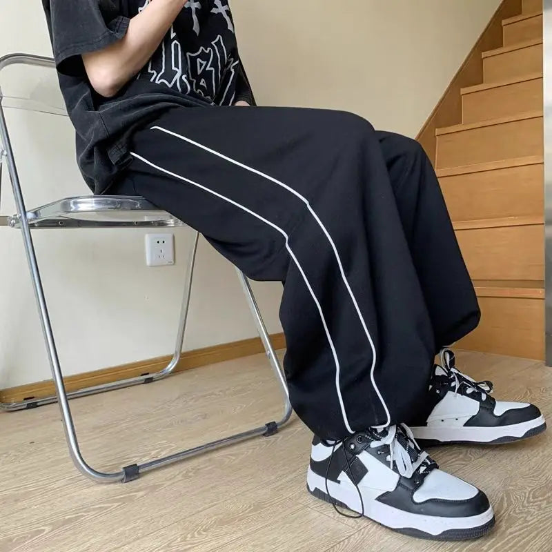 Threebooy Men's Sets New Casual One-piece Suit Male Sportswear Women Suits Overalls Trousers Loose Fleece Zipper Long Sleeves Jacket Pants