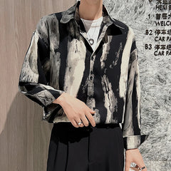Threebooy Floral Print Casual Shirts For Men Clothing Vintage Man Shirt Long Sleeve 3XL-M 2023 New Arrivals camisas de hombre