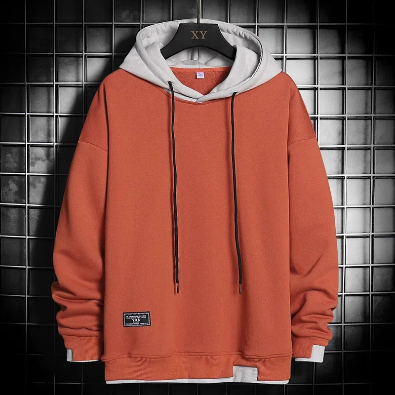 Threebooy Men Hoodies Harajuku Hip Hop Sweatshirt Casual Oversized Hoodie Men Hooded Pullover Tops 2021 Mens Sportswear Hoodies Clothing