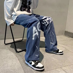 Threebooy Long Straight Stylish Trousers for Men Low Price Fashion 2024 Classic New In Y2k Korean Style Sale Streetwear Casual Pants Man