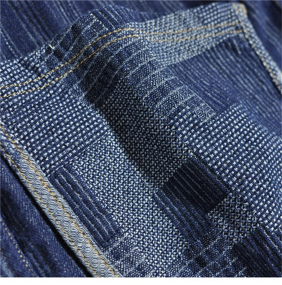 Threebooy Vintage Blue Denim Vest Jackets Men Streetwear Sleeveless Cargo Coats Harajuku Multiple Pockets Loose Casual Jeans Vests Male