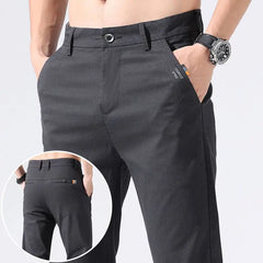 Threebooy  Spring Summer All-match Men Suit Pants Business Office Korean Streetwear Fashion Male Clothing Slim Casual Straight Trousers 38