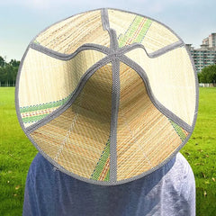 Threebooy  New Wide Brim Straw Hat Foldable Universal Beach Cap Fisherman Cap Women Men