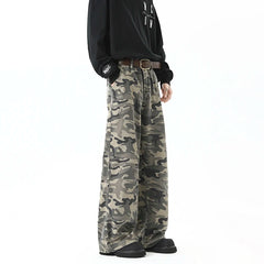 Threebooy  Summer Outdoor Casual Pants men Camouflage Straight Leg Breathable Comfort Travel Hiking Military Jogger Streetwear man Trousers