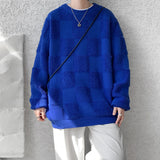 Threebooy Fashion Mens Sweaters Woolen Streetwear Knitted Pullovers Size M-8XL