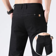 Threebooy  Spring Summer All-match Men Suit Pants Business Office Korean Streetwear Fashion Male Clothing Slim Casual Straight Trousers 38