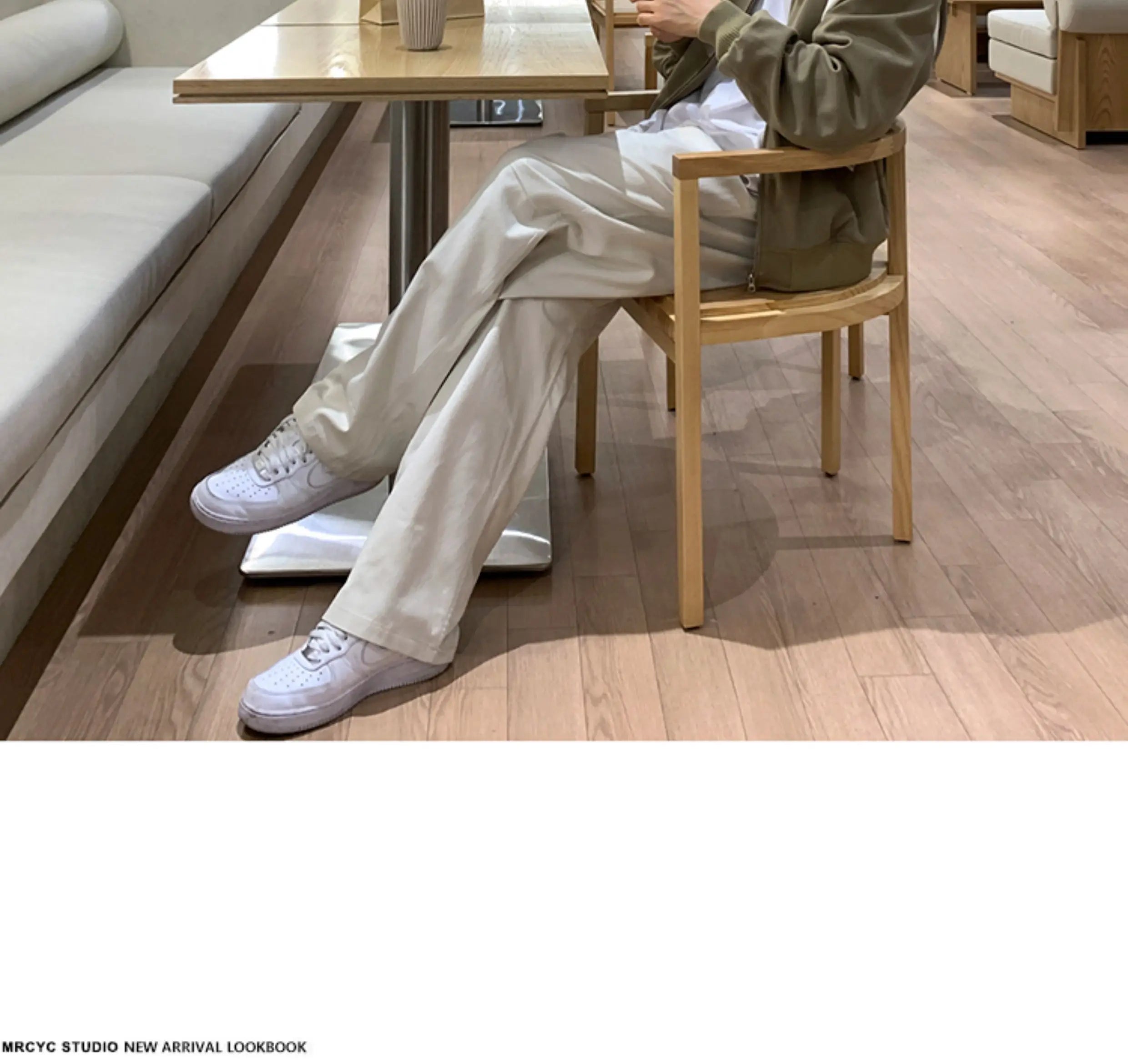 Threebooy Korean Style High-end Straight-leg Casual Pants Men's Spring Summer Loose Trousers American 2025 New Trendy Wide-leg Pants Chic