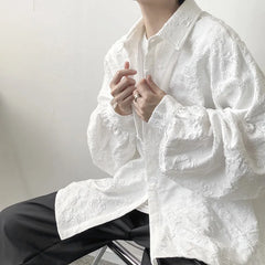 Threebooy Spring Autumn Women's Lazy Loose Long Sleeve Casual Harujuku Business Solid Shirts And Blouses