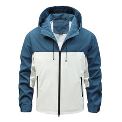 Threebooy  Men's Windproof Waterproof Mountain Climbing Workwear Hooded Outerwears Outdoor Jacket Couple Fishing Mountaineering Suit New