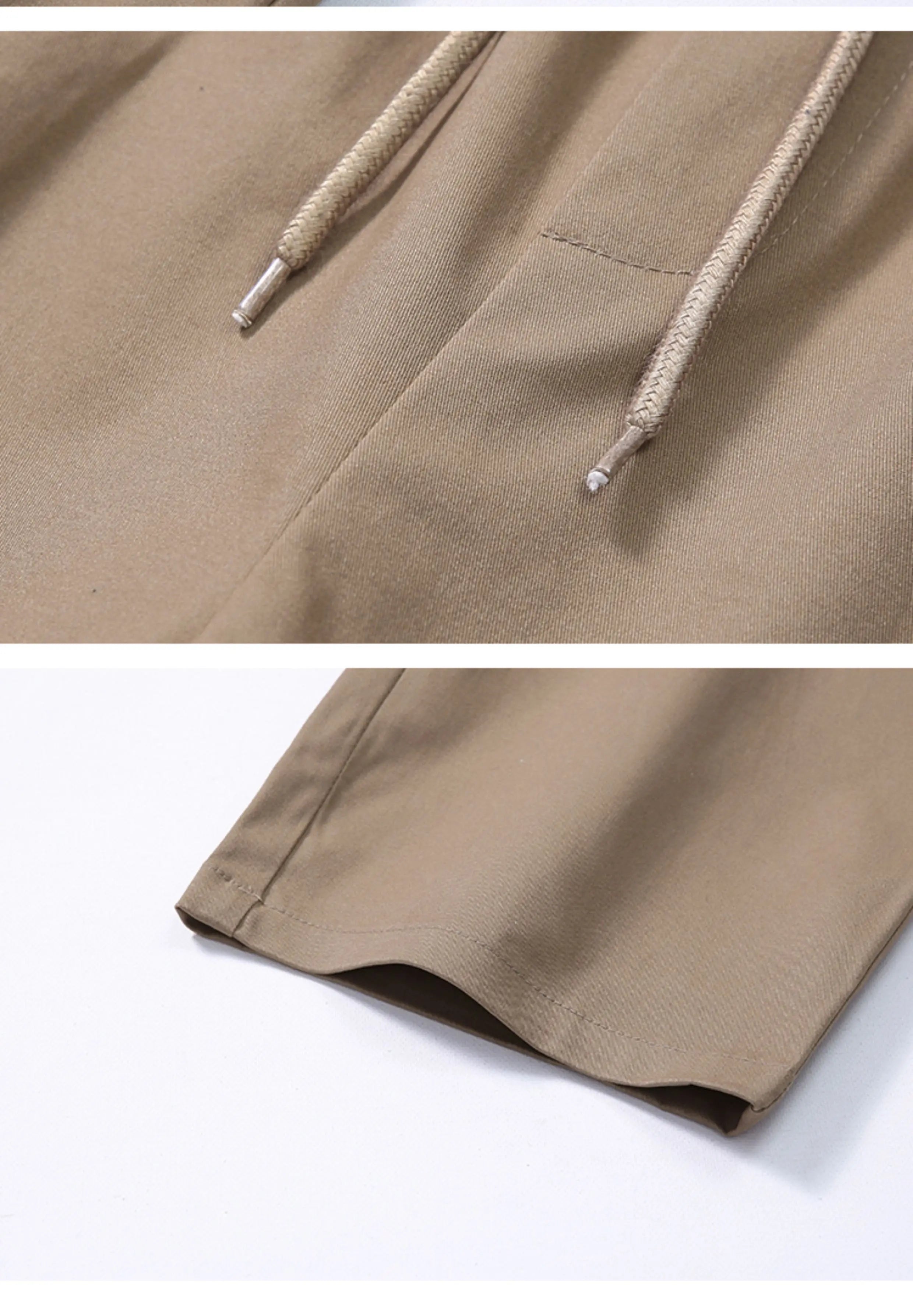 Threebooy Korean Style High-end Straight-leg Casual Pants Men's Spring Summer Loose Trousers American 2025 New Trendy Wide-leg Pants Chic