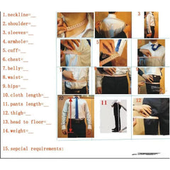 Threebooy  Elegant Men's Suits 2 Piece Set Classic Business Double Breasted Blazer+Pants Wedding Formal Wear for Male Groom Party Tuxedo