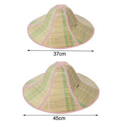 Threebooy  New Wide Brim Straw Hat Foldable Universal Beach Cap Fisherman Cap Women Men