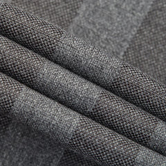 Threebooy Gray Double-Breasted Striped Gentleman Suit -High-End Tailored Elegance -3 Styles,Fits Big and Tall Mens