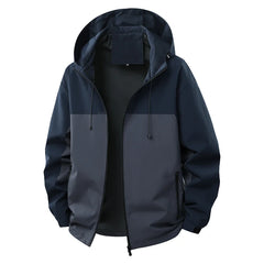 Threebooy  Men's Windproof Waterproof Mountain Climbing Workwear Hooded Outerwears Outdoor Jacket Couple Fishing Mountaineering Suit New