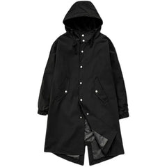 Threebooy Trench Coat Mens New Fashion Double Breasted Hooded Overcoat Casual Windbreaker Solid Male Autumn Jacket College Coat