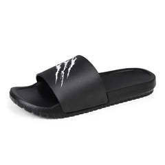 Threebooy  Plus Big Size 49 50 51 52 Mens Rubber Slide Slippers Wide Flat Sandals Beach Shoes Indoor Home House Outdoor Palm Claps