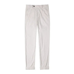 Threebooy  New Autumn and Winter Thick Striped Suit Pants Corduroy Casual Pants High-quality Slim Fit Business Office Formal Pants