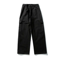 Threebooy Mens Pockets Cargo Pants Cotton Casual Trousers Men Streetwear Wide Leg Vintage Japan Style Cityboy Baggy Logging Pants Male