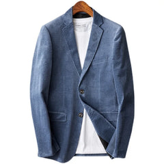 Threebooy  Men's Autumn Spring Solid Warm Flannel Suit Jacket Casual Loose Sports Plus Size Thickened High-Grade Soft Outdoor Wear Coat