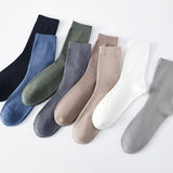 Threebooy 10 Pairs EUR 44-50 Plus Size Men Socks Thin Summer Cotton Socks Breathable High Quality Sports Socks Mid Tube Socks