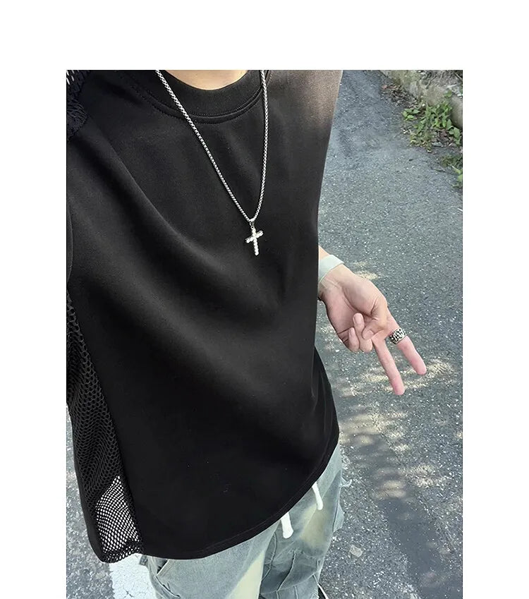Threebooy Short Sleeve Slim Fit Tshirt men Breathable Design Trendy Fashion Summer Casual Comfort Lightweight Ventilation Style Streetwear