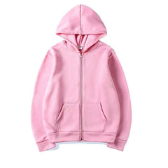 Threebooy  Mens & Womens Fall Winter Open-Front Hoodie Casual Zipper Athletic Loose Fit Outerwear