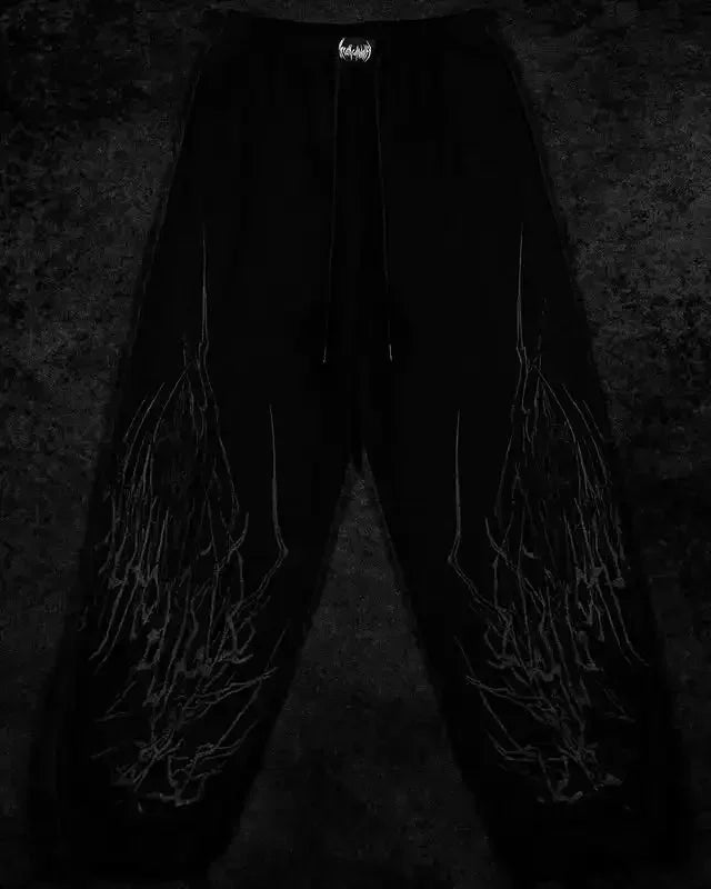 Threebooy  Y2K Breathedivinity Skull Cargo Pants Men Women Gothic Casual Sports Joggers New Hip Hop Street Fashion Couple Street Trousers