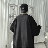 Threebooy High Quality Oversized Mens Long Sleeve Tees Round Neck Casual Unisex Solid Color T-shirts Fashion Designer Brand Male Tops