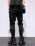 Threebooy Men's Male fashion black European American fashion brand harem pants personality street catwalk casual pants