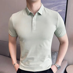 Threebooy High Quality New Summer Brand Polo Shirt High Quality Men's Short Sleeve Breathable Top Business Casual Polo Shirt for Men 4XL