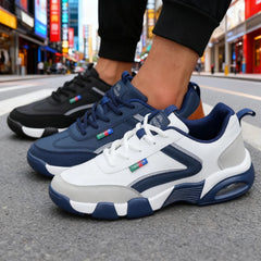 Threebooy  Men's Sneakers Spring Autumn Comfortable Non-slip Fashion Running Shoes Outdoor Shock-absorbing Hiking Shoes Tenis Men Trainer