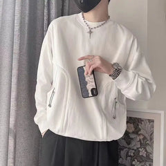 Threebooy  New Men's Hoodie Spring Autumn Trendy Long Sleeve Pullover Casual Streetwear Tops