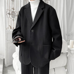 Threebooy Woolen Coat for Man Winter Coats Man Wool and Mix Mens Overcoat High Quality Elegant Men Jackets New Black Men's Clothing